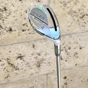Women's TaylorMade Kalea 4 Hybrid 22º Ladies 45g Graphite RH 39.5" w/ New Grip